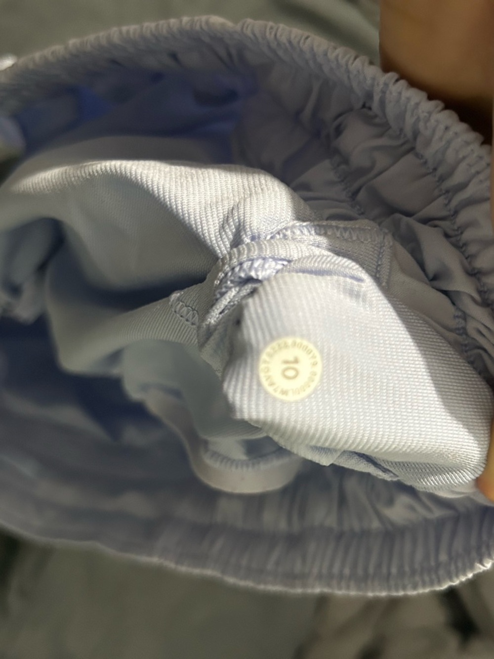 lululemon athletica Light Blue Running Shorts - Picture 4 of 4